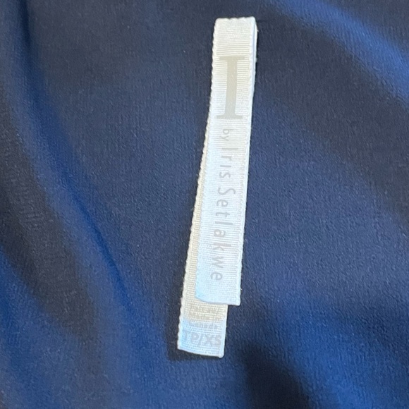 💙 IRIS SETLAKWE – Draped Navy Cardigan – XS - Picture 2 of 8